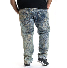 Load image into Gallery viewer, M1778 Marbleized Ripped Jeans - Mint
