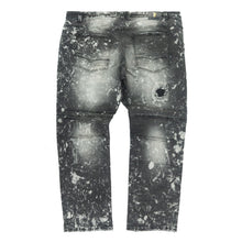Load image into Gallery viewer, M1779 Makobi Biker Jeans with Rip Damages  - Black
