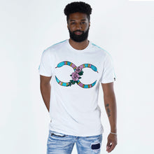 Load image into Gallery viewer, M180 Makobi Rose Snake Tee - White
