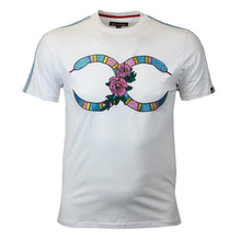 Load image into Gallery viewer, M180 Makobi Rose Snake Tee - White
