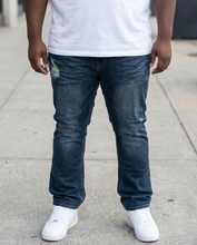 Load image into Gallery viewer, Jeans | M1826 Makobi Premium Washed Pants - Dark Wash
