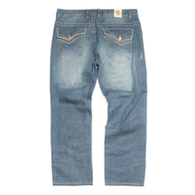Load image into Gallery viewer, Jeans | M1826 Makobi Premium Washed Pants - Medium Blue
