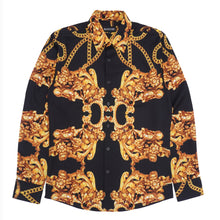 Load image into Gallery viewer, M1828 Accardo Printed Shirt - Black
