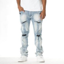 Load image into Gallery viewer, M1911 Rona Shredded Jeans - Light Wash
