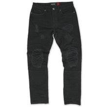 Load image into Gallery viewer, M1920 Zuma Shredded Jeans - Black/Black
