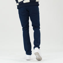 Load image into Gallery viewer, M1932 Makobi Brighton Shredded Twill Jeans - Navy
