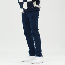 Load image into Gallery viewer, M1932 Makobi Brighton Shredded Twill Jeans - Navy
