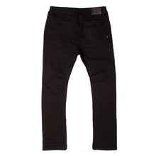 Load image into Gallery viewer, M1973 Danielli 34" Semi Stacked Jeans- Jet black
