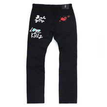 Load image into Gallery viewer, M1999 Love Kills Jeans - Black/Black
