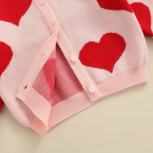 Load image into Gallery viewer, Heart Knitted Baby Sweater - # BAAA111310001
