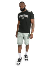 Load image into Gallery viewer, Jersey Shirt | M261 Bendito Blessed Tee - Black

