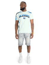 Load image into Gallery viewer, Jersey Shirt | M261 Bendito Blessed Tee - Royal
