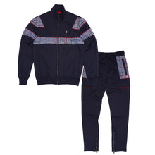Load image into Gallery viewer, M2780 Makobi PolyPlaid Track Set - Navy
