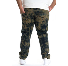 Load image into Gallery viewer, M2788 MAKOBI Tie Dye Denim Jeans - Olive

