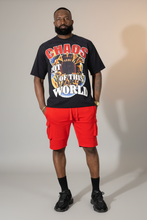 Load image into Gallery viewer, M318 Chaos Oversized T-shirt - Black
