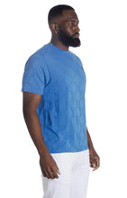 Load image into Gallery viewer, M335 Caspar Embossed Tee - Blue
