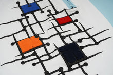 Load image into Gallery viewer, M351 Makobi Color Block Polo Shirt - Blue
