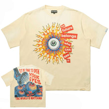 Load image into Gallery viewer, M360 The World is Watching Oversized T-shirt - Natural
