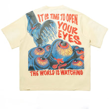 Load image into Gallery viewer, M360 The World is Watching Oversized T-shirt - Natural
