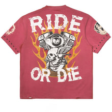 Load image into Gallery viewer, M382 Ride or Die T-shirt - Burgundy

