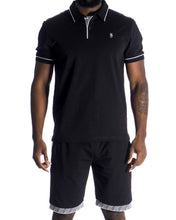 Load image into Gallery viewer, M383 Makobi Luciano Polo Shirt - Black
