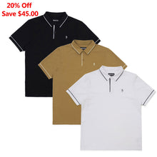 Load image into Gallery viewer, Tee | M383 Luciano Polo Shirt Set of 3
