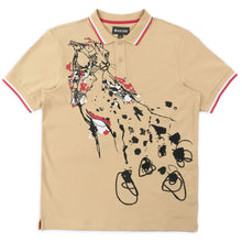 Load image into Gallery viewer, M388 Verona Cheetah Polo Shirt- Khaki

