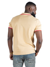Load image into Gallery viewer, M388 Verona Cheetah Polo Shirt- Khaki
