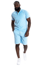 Load image into Gallery viewer, M394 Makobi Daniali Polo Shirt- Blue
