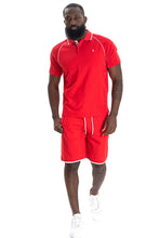Load image into Gallery viewer, M394 Makobi Daniali Polo Shirt- Red
