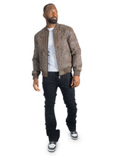 Load image into Gallery viewer, Jacket| M4108 Bianco Bomber Jacket - Brown

