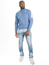 Load image into Gallery viewer, Sweatshirt|M4118 Bottega Crewneck - Blue
