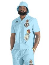 Load image into Gallery viewer, Set | M414 Vivere Twill Short Set - Blue
