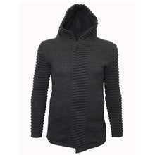 Load image into Gallery viewer, M4215 Makobi Ribbed Elongated Sweater - Charcoal Gray
