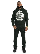 Load image into Gallery viewer, Fleece Hoodie | M4225 Rosario pull Over - Black
