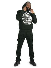 Load image into Gallery viewer, Fleece Hoodie | M4225 Rosario pull Over - Black
