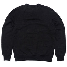 Load image into Gallery viewer, M4232 Bianchi Jacquard Crewneck Sweatshirt - Black
