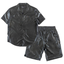 Load image into Gallery viewer, M429 Bellucci Vegan Leather Shirt - Black

