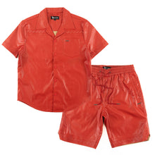 Load image into Gallery viewer, M429 Bellucci Vegan Leather Shirt - Red
