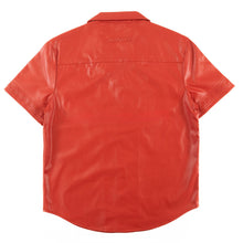 Load image into Gallery viewer, M429 Bellucci Vegan Leather Shirt - Red
