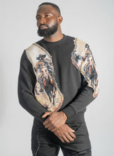 Load image into Gallery viewer, Sweatshirt|M4374 Ferdoni Crewneck - Black
