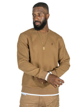 Load image into Gallery viewer, M4390 Beanchi Jacquard Crewneck - Mocha

