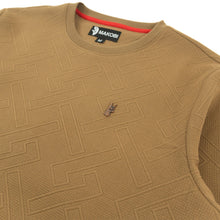 Load image into Gallery viewer, M4390 Beanchi Jacquard Crewneck - Mocha
