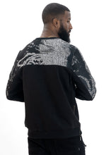 Load image into Gallery viewer, M4399 Bagnoli Tapestry Crewneck - Black
