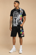 Load image into Gallery viewer, M441 Mondo Oversized Tee  - Black (NOT SOLD SEPARATELY - Add 941 Mondo Shorts to your Cart)
