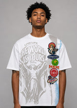 Load image into Gallery viewer, M441 Mondo Oversized Tee  - White (NOT SOLD SEPARATELY - Add 941 Mondo Shorts to your Cart)
