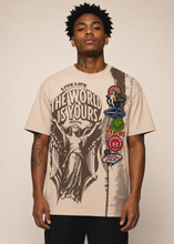 Load image into Gallery viewer, M441 Mondo Oversized Tee  - Khaki (NOT SOLD SEPARATELY - Add 941 Mondo Shorts to your Cart)

