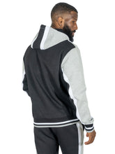 Load image into Gallery viewer, M4490 Beanchi Jacquard Hoody Set - Black
