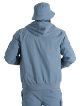 Load image into Gallery viewer, Nylon Hoodie | M4634 Adorni Zip Up- Midnight Blue
