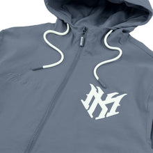 Load image into Gallery viewer, Nylon Hoodie | M4634 Adorni Zip Up- Midnight Blue
